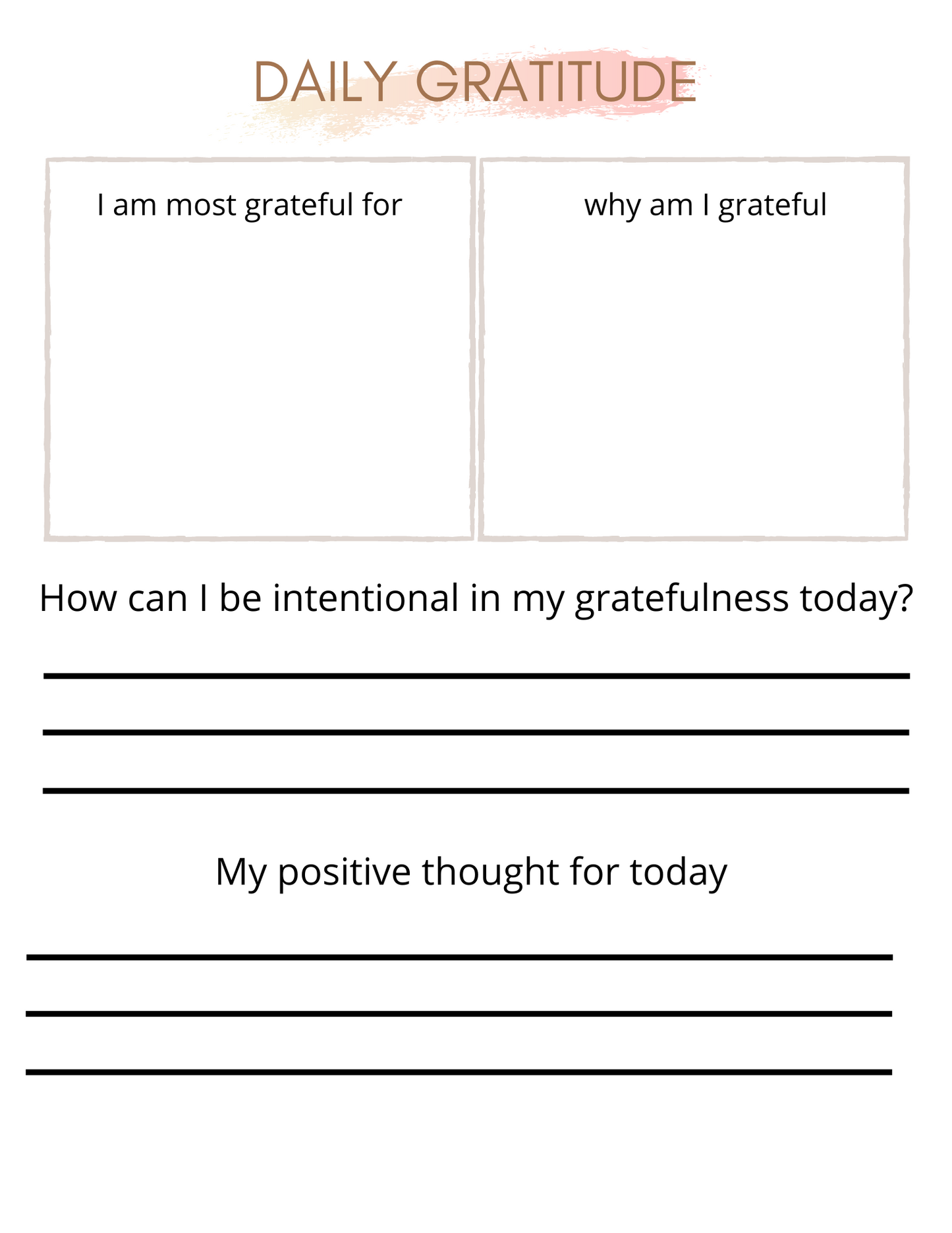 Gratitude Journal (digital)